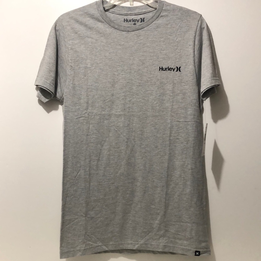 Hurley Men S Solid Lightweight Cotton Stretch Shirt Sleeve T-Shirt Sports Casual